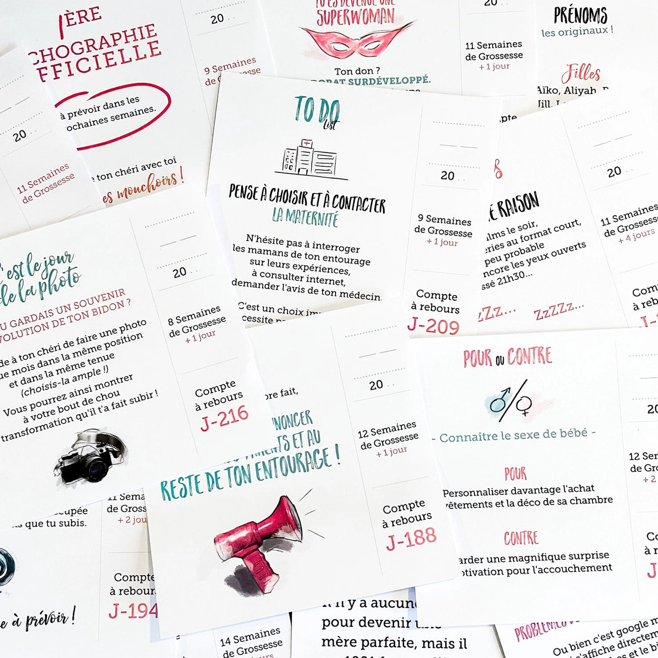 Calendrier de grossesse « Future maman»